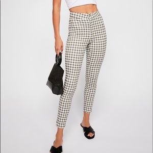 Free People Belle Printed Skinny Pants